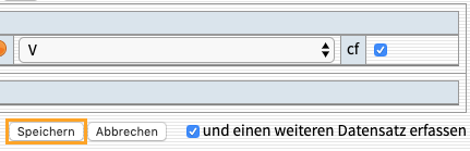 Checkbox zur weiteren Erfassung von Pflanzenvorkommen
