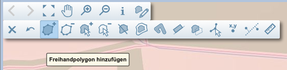 Geometrie erfassen mit Freihandpolygon