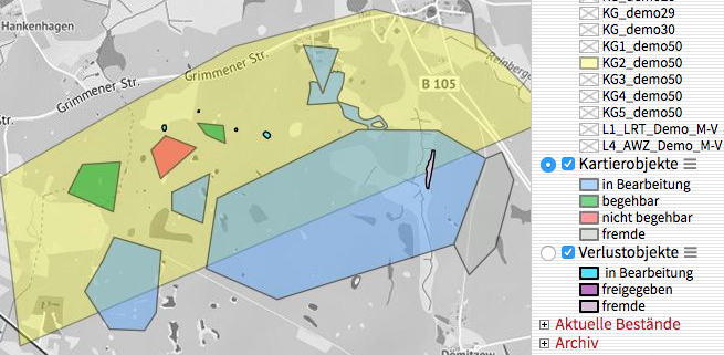  Klassifizierung Kartierobjekte